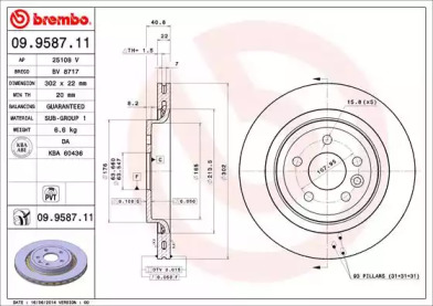 BREMBO 09.9587.11