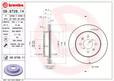 BREMBO 09.9728.11