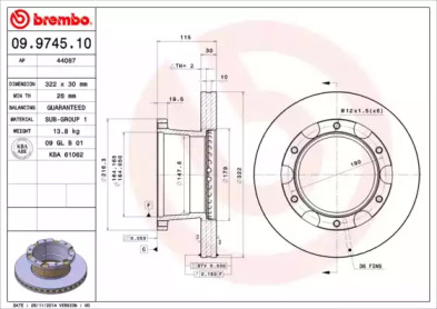 BREMBO 09.9745.10