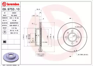 BREMBO 09.9753.10