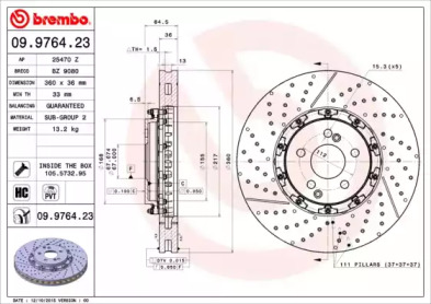 BREMBO 09.9764.23 BREMBO 09.9764.23