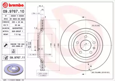 BREMBO 09.9767.10