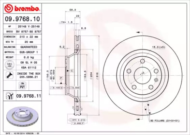 BREMBO 09.9768.10