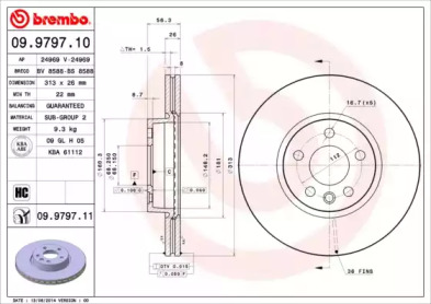 BREMBO 09.9797.10