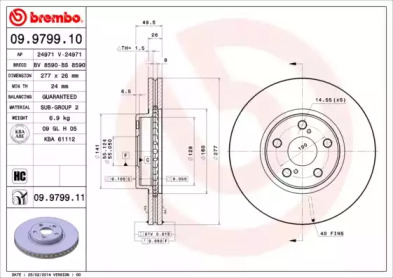 BREMBO 09.9799.10