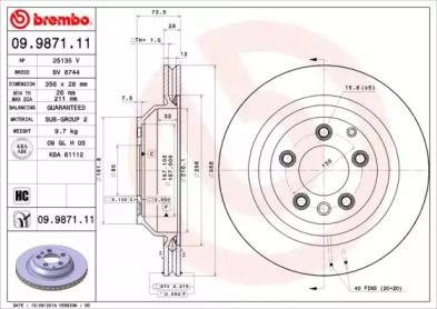 BREMBO 09.9871.11