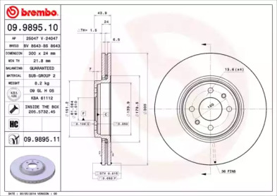 BREMBO 09.9895.10