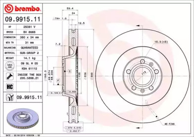 BREMBO 09.9915.11