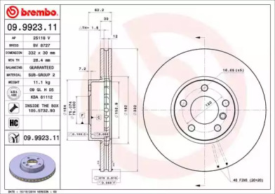 BREMBO 09.9923.11