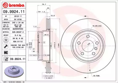 BREMBO 09.9924.11