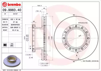 BREMBO 09.9983.40