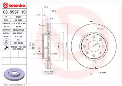 BREMBO 09.9997.10