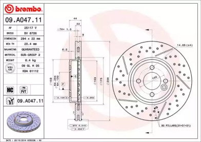 BREMBO 09.A047.11