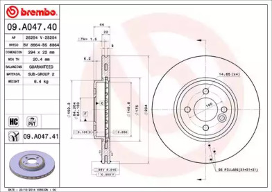 BREMBO 09.A047.40