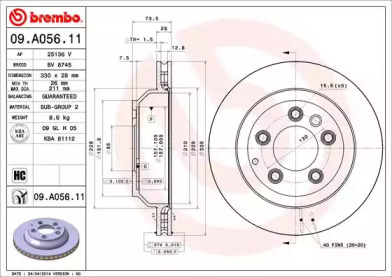 BREMBO 09.A056.11