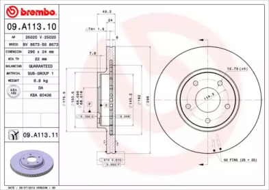 BREMBO 09.A113.10