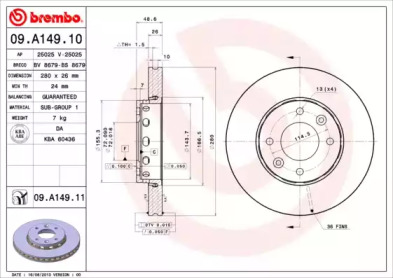 BREMBO 09.A149.10