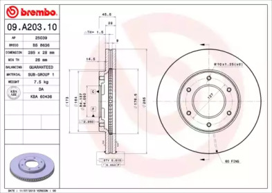 BREMBO 09.A203.10