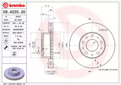 BREMBO 09.A235.20