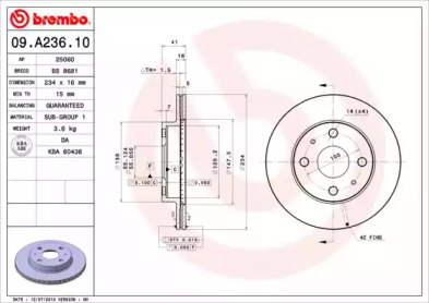 BREMBO 09.A236.10