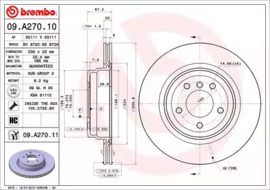 BREMBO 09.A270.10