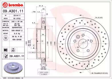 BREMBO 09.A301.11