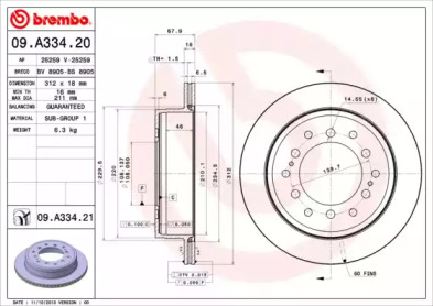 BREMBO 09.A334.21