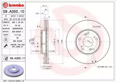 BREMBO 09.A350.11