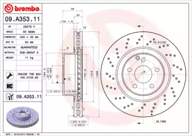 BREMBO 09.A353.11