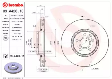 BREMBO 09.A426.11