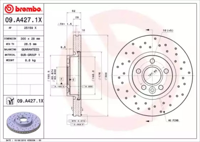 BREMBO 09.A427.1X