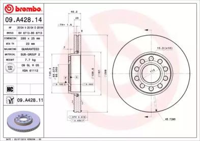 BREMBO 09.A428.11