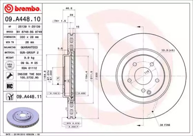 BREMBO 09.A448.10