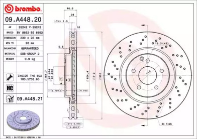 BREMBO 09.A448.21