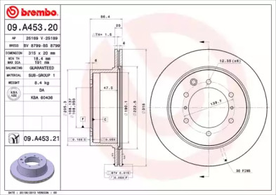 BREMBO 09.A453.20