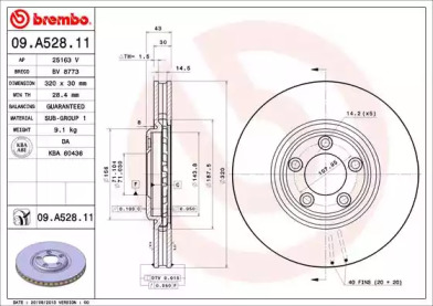 BREMBO 09.A528.11