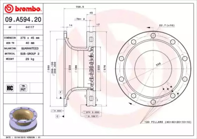 BREMBO 09.A594.20