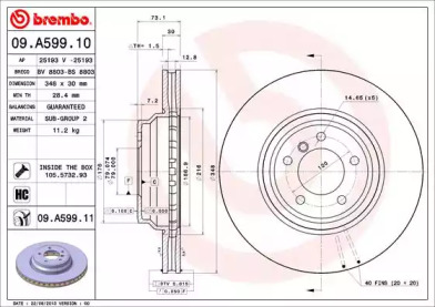 BREMBO 09.A599.11