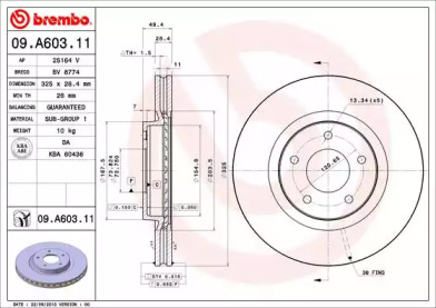 BREMBO 09.A603.11