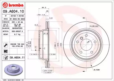 BREMBO 09.A604.10