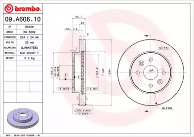 BREMBO 09.A606.10