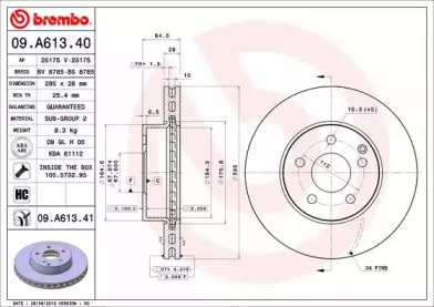 BREMBO 09.A613.40