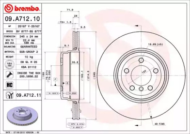 BREMBO 09.A712.10