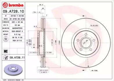 BREMBO 09.A728.10