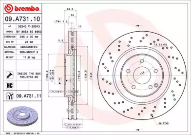 BREMBO 09.A731.11