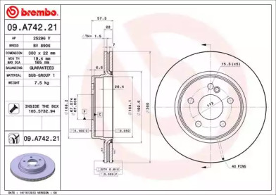 BREMBO 09.A742.21