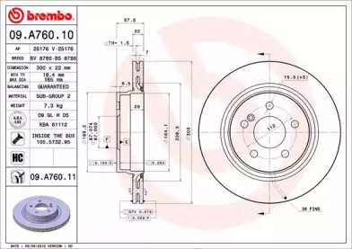 BREMBO 09.A760.11