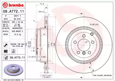 BREMBO 09.A772.11