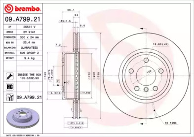 BREMBO 09.A799.21