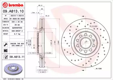 BREMBO 09.A813.10